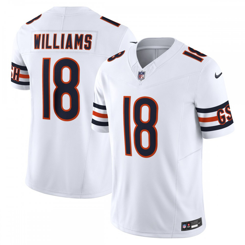 Caleb Williams Chicago Bears Nike Vapor F.U.S.E. Limited Jersey - White-Profan Arena